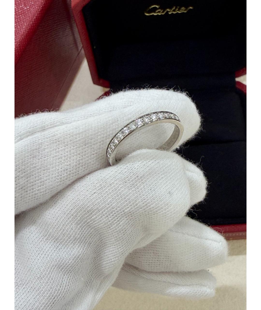 CARTIER Серебряное платиновое кольцо, фото 4