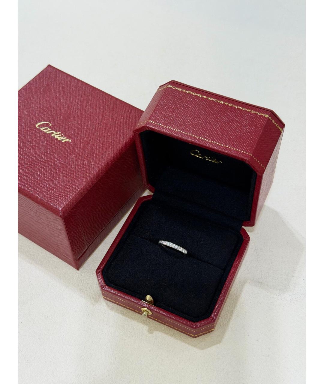 CARTIER Серебряное платиновое кольцо, фото 3