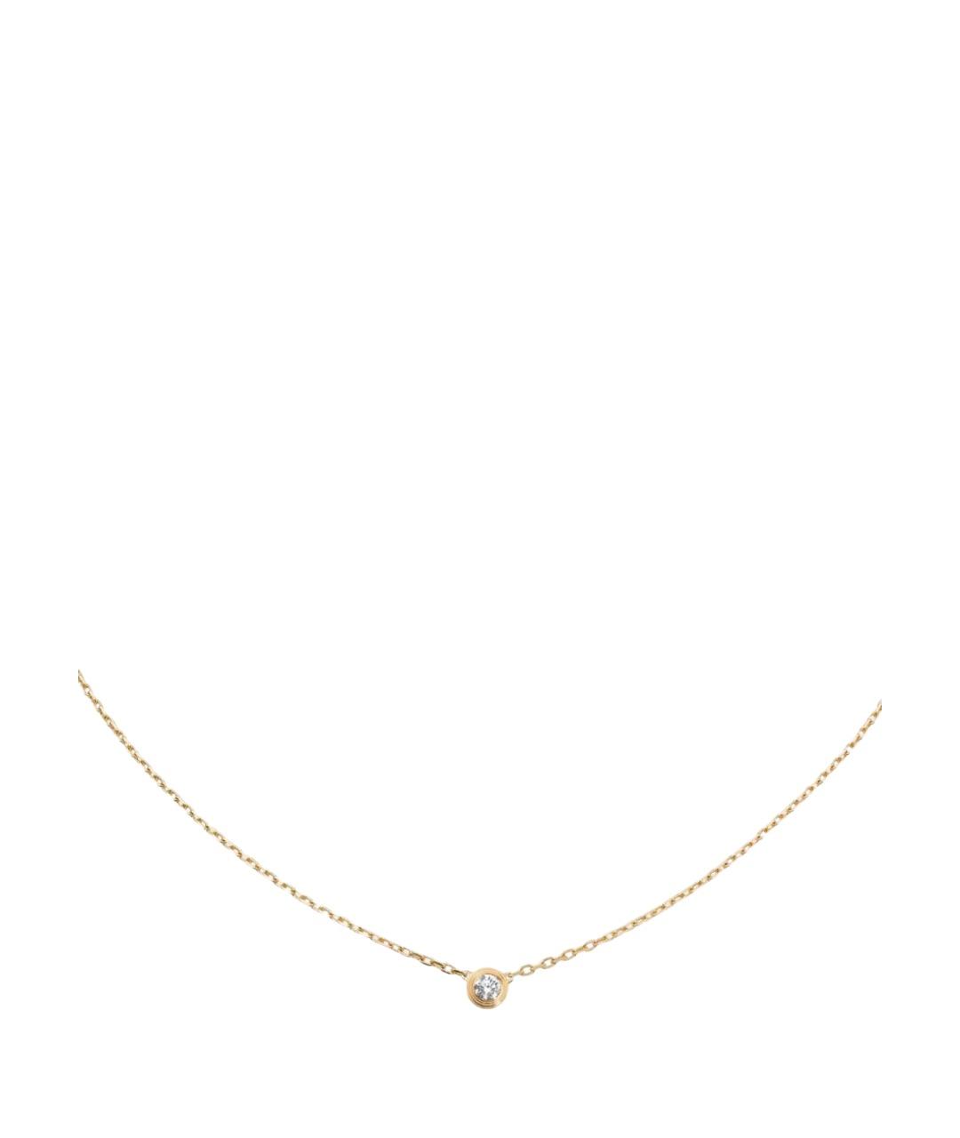 CARTIER Золотое колье из желтого золота, фото 1