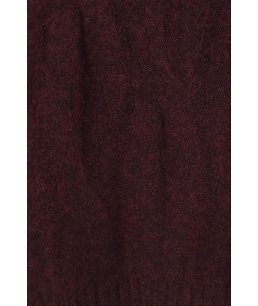 ALLUDE Бордовый кашемировый джемпер / свитер, фото 3