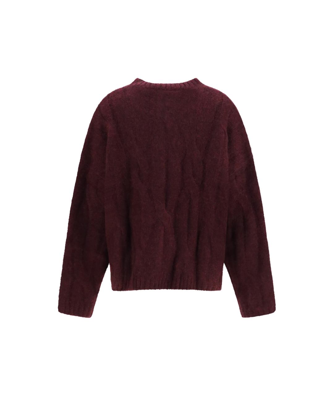 ALLUDE Бордовый кашемировый джемпер / свитер, фото 2