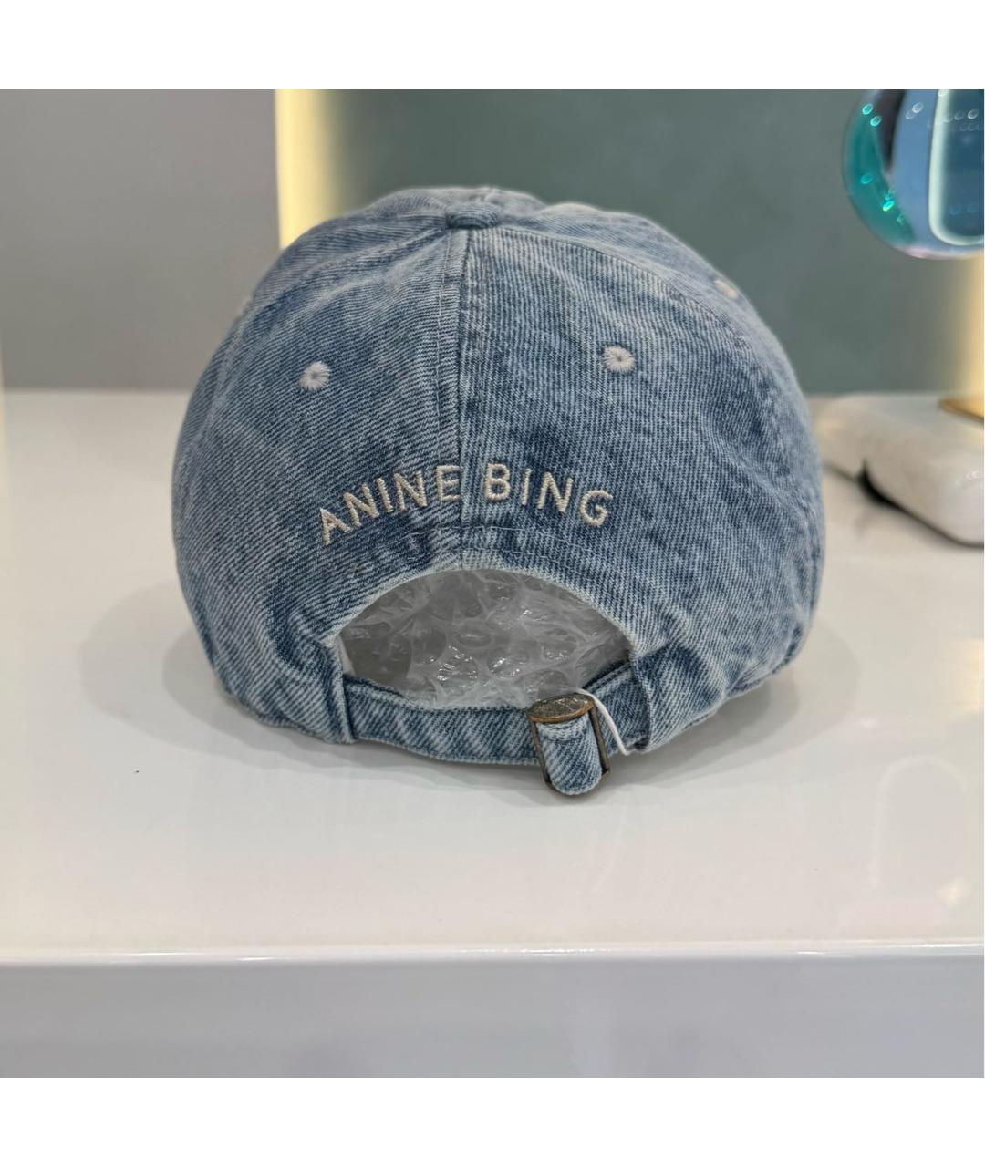 ANINE BING Голубая кепка, фото 4