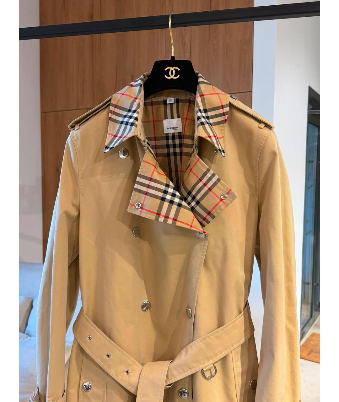 BURBERRY Бежевый тренч/плащ, фото 2