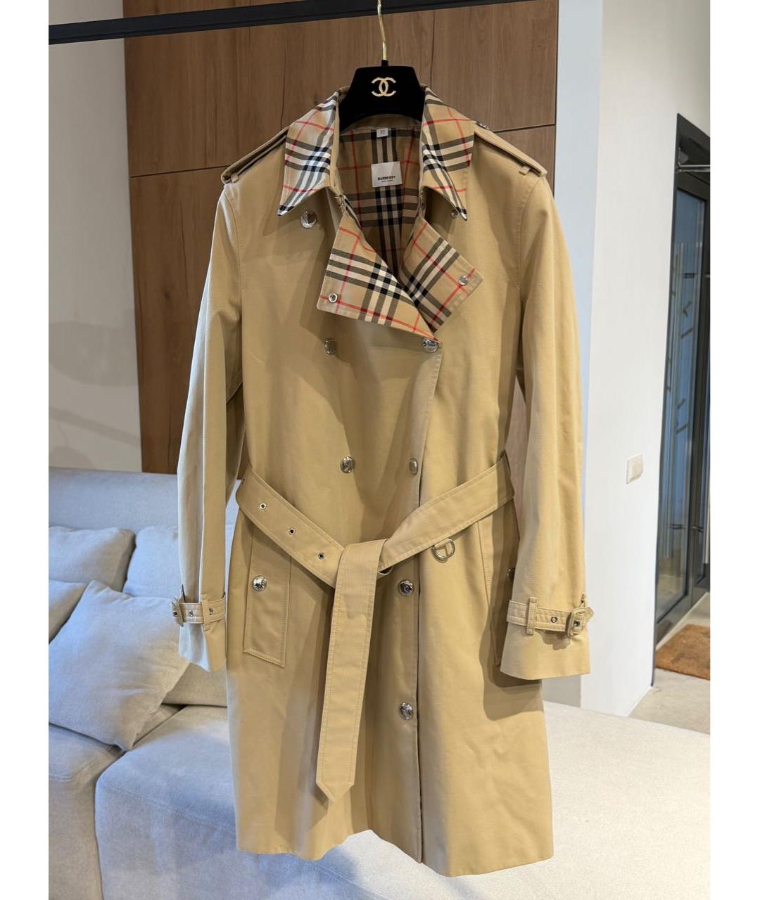 BURBERRY Бежевый тренч/плащ, фото 3