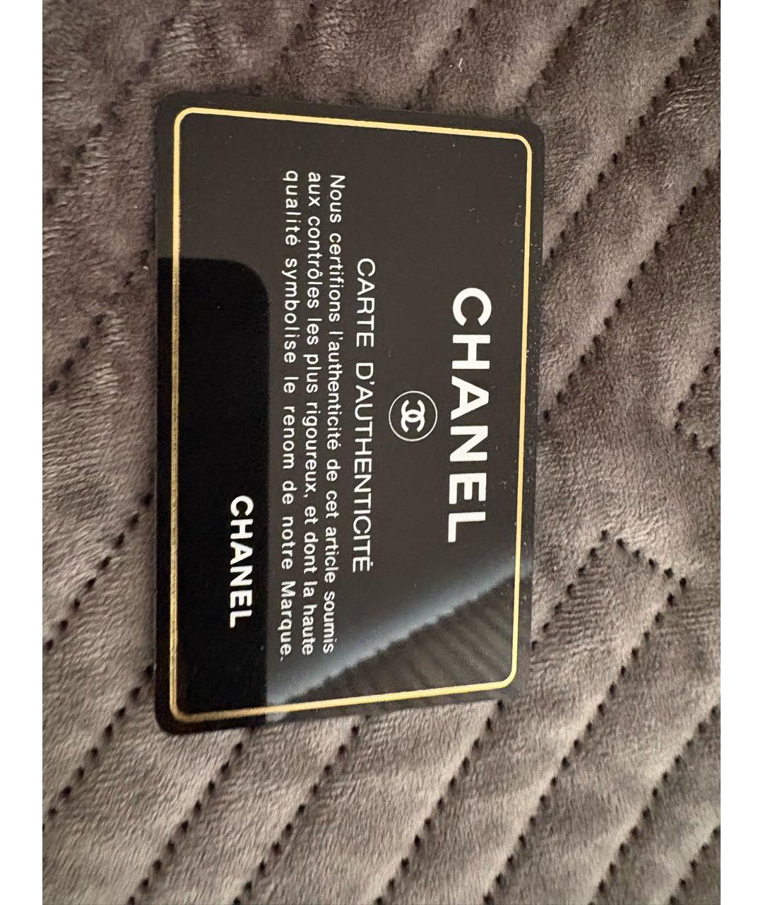 CHANEL Бежевая кожаная сумка тоут, фото 6