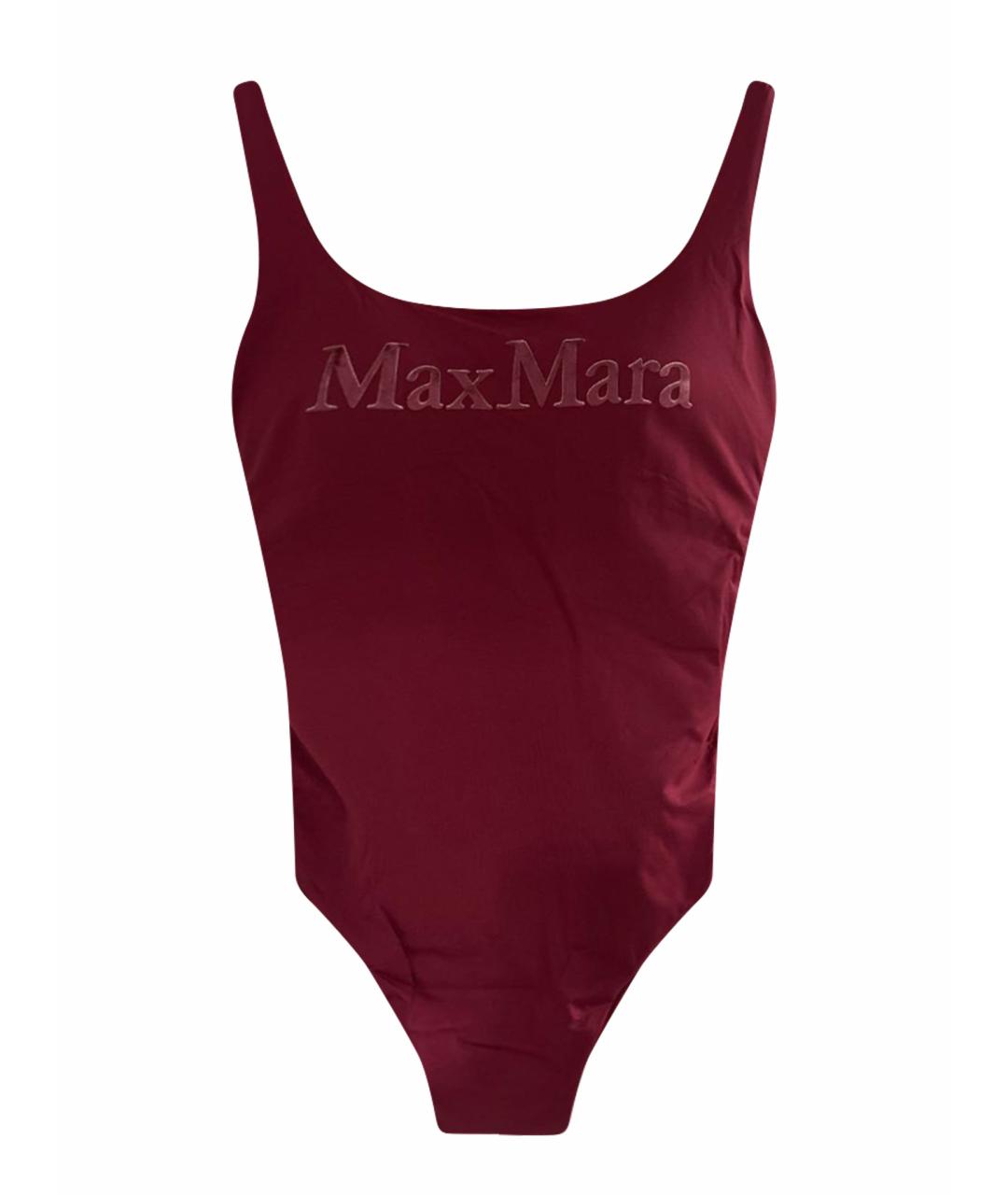MAX MARA Бордовый полиамидовый купальник, фото 1