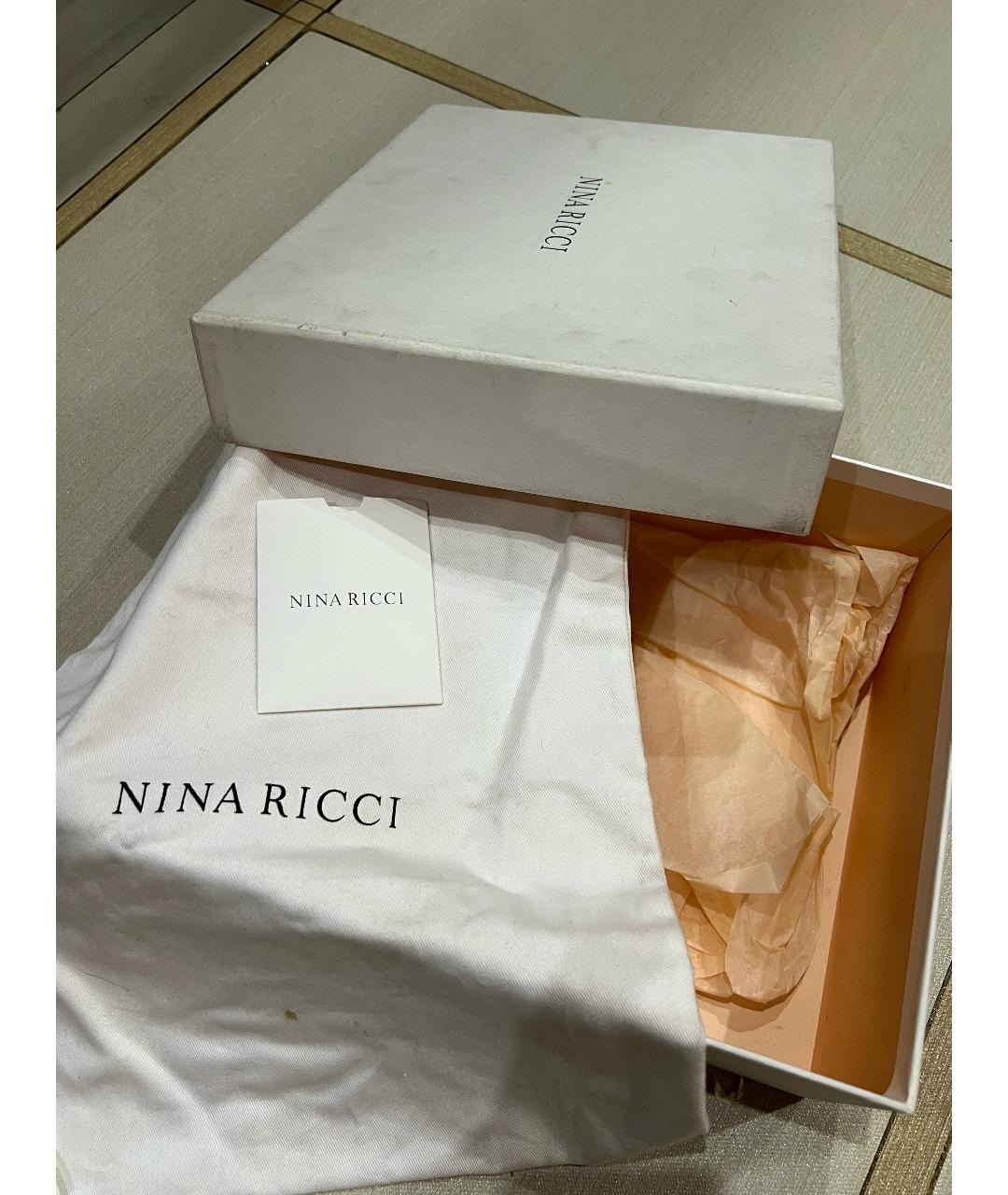 NINA RICCI Красные туфли из лакированной кожи, фото 7