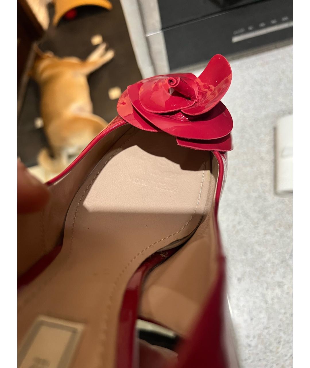 NINA RICCI Красные туфли из лакированной кожи, фото 6