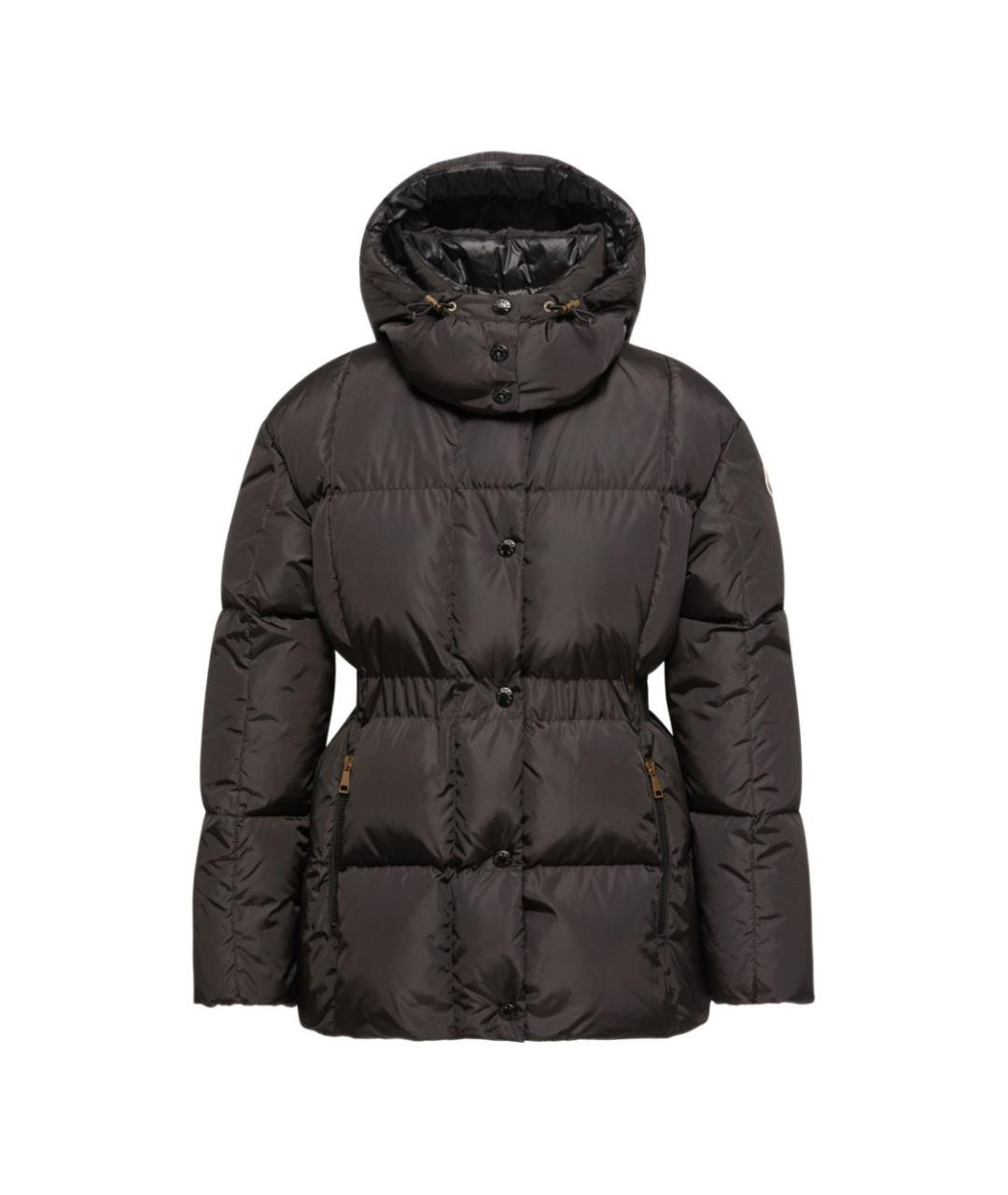 MONCLER Черный пуховик, фото 1