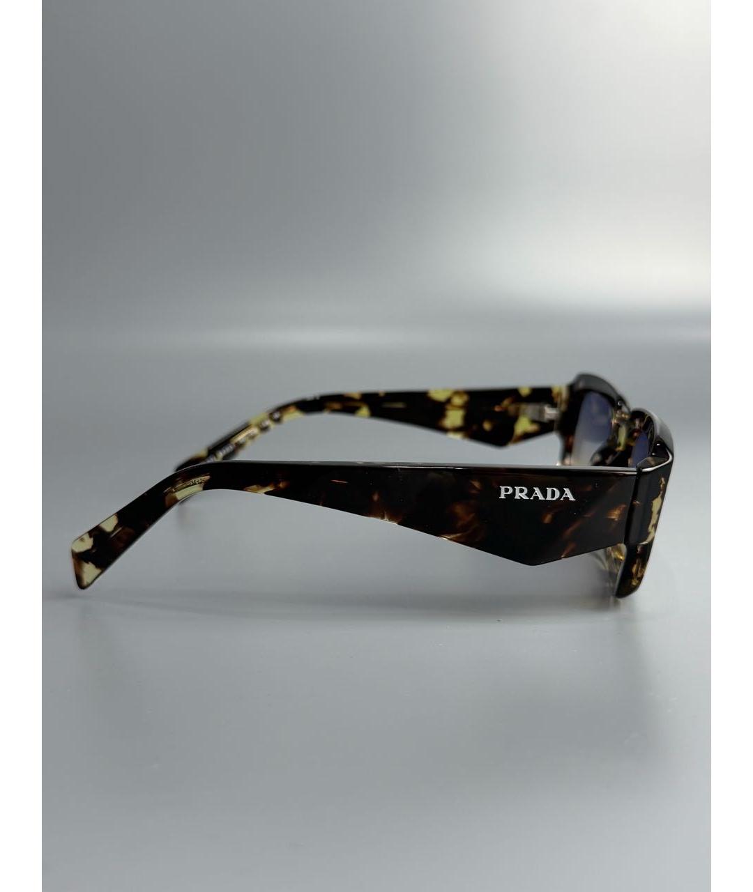 PRADA Мульти пластиковые солнцезащитные очки, фото 3