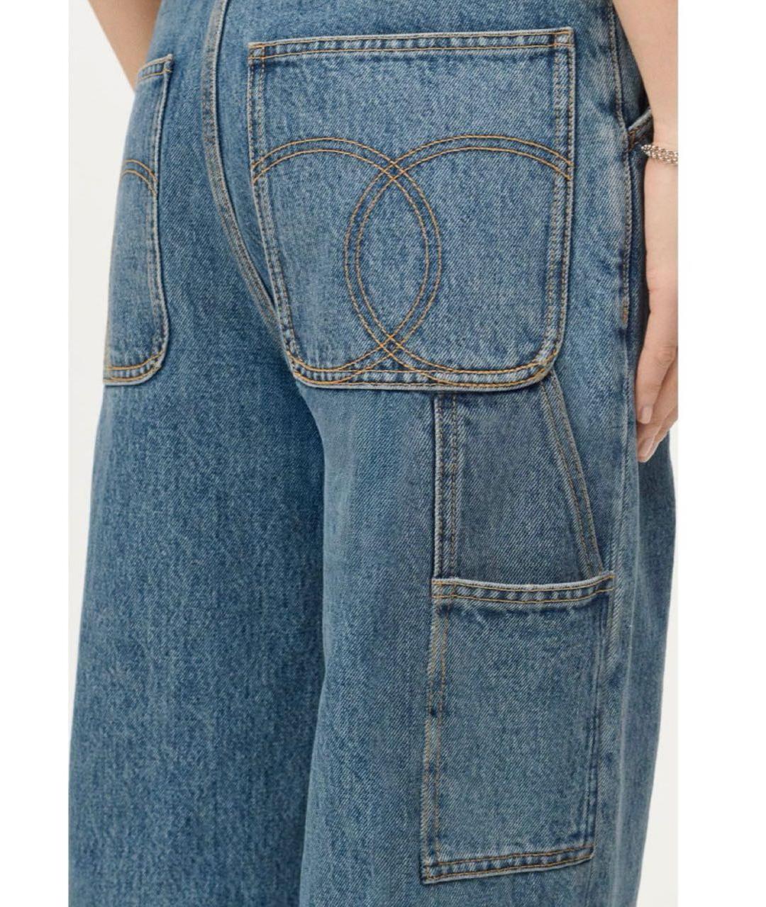 CHANEL Синие прямые джинсы, фото 4