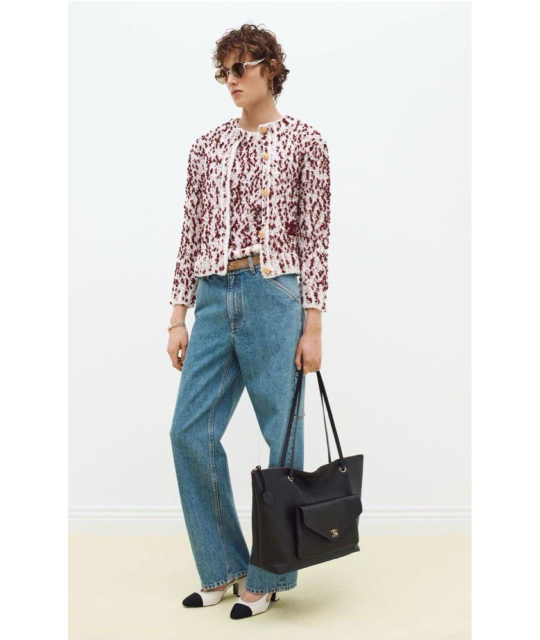 CHANEL Синие прямые джинсы, фото 2
