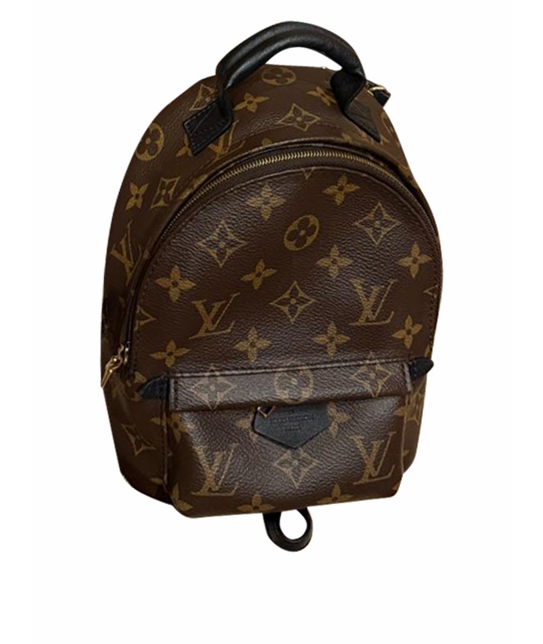 LOUIS VUITTON Коричневая кожаная сумка через плечо, фото 1