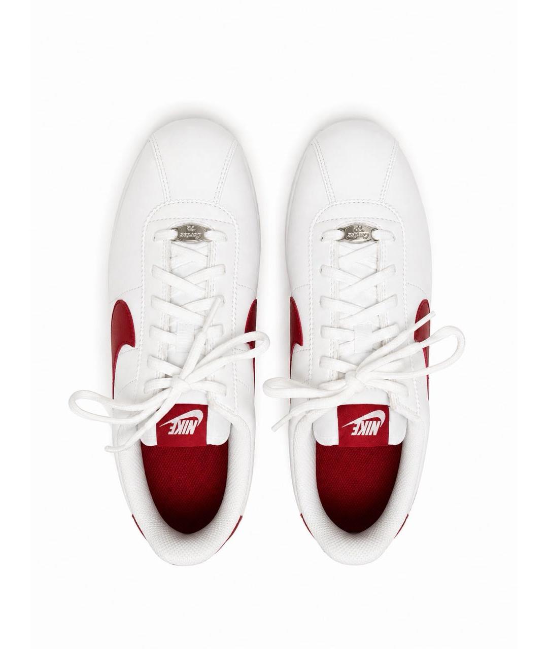 NIKE Белые синтетические кеды, фото 3