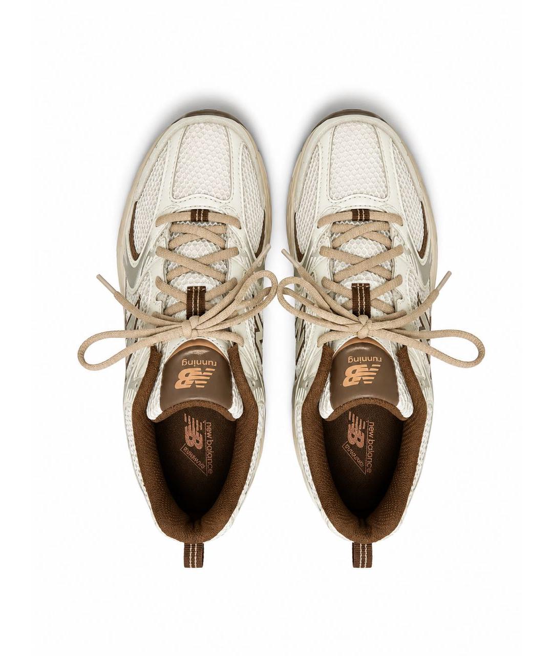 NEW BALANCE Бежевые текстильные кроссовки, фото 3