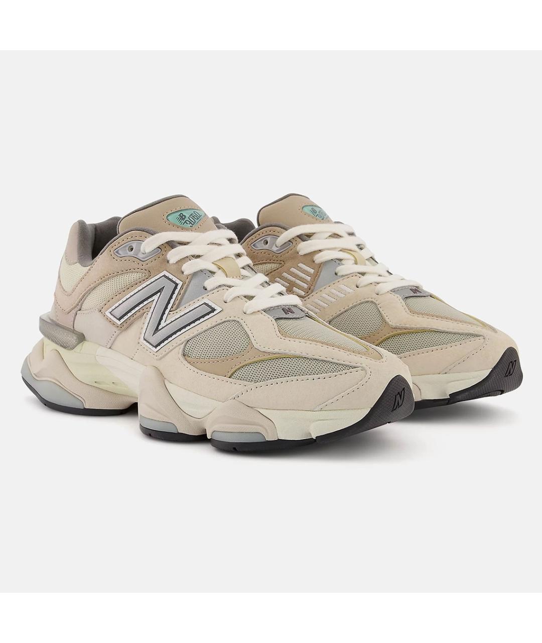 NEW BALANCE Бежевые замшевые кроссовки, фото 3