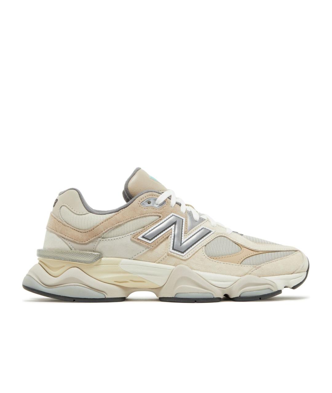 NEW BALANCE Бежевые замшевые кроссовки, фото 1