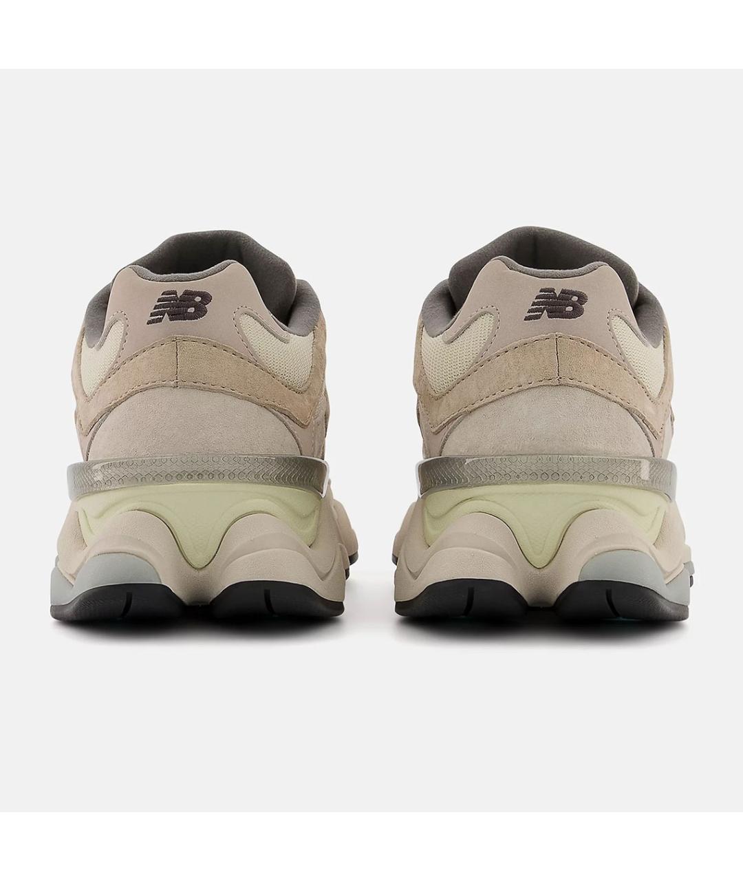 NEW BALANCE Бежевые замшевые низкие кроссовки / кеды, фото 3