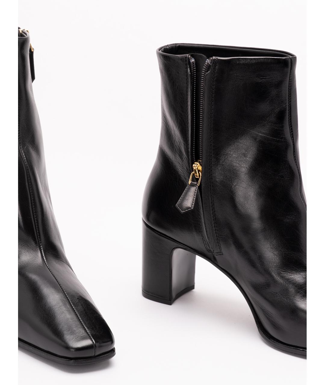 PRADA Черные кожаные ботильоны, фото 5