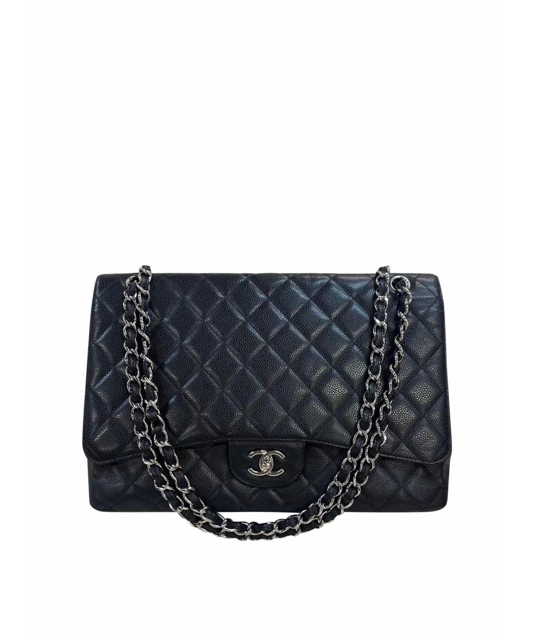CHANEL Черная кожаная сумка тоут, фото 1