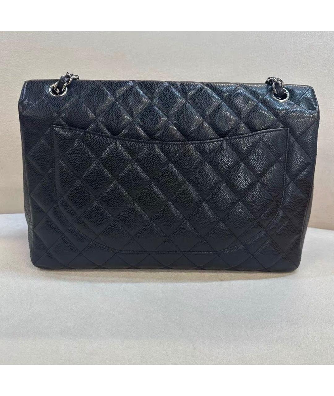 CHANEL Черная кожаная сумка тоут, фото 3