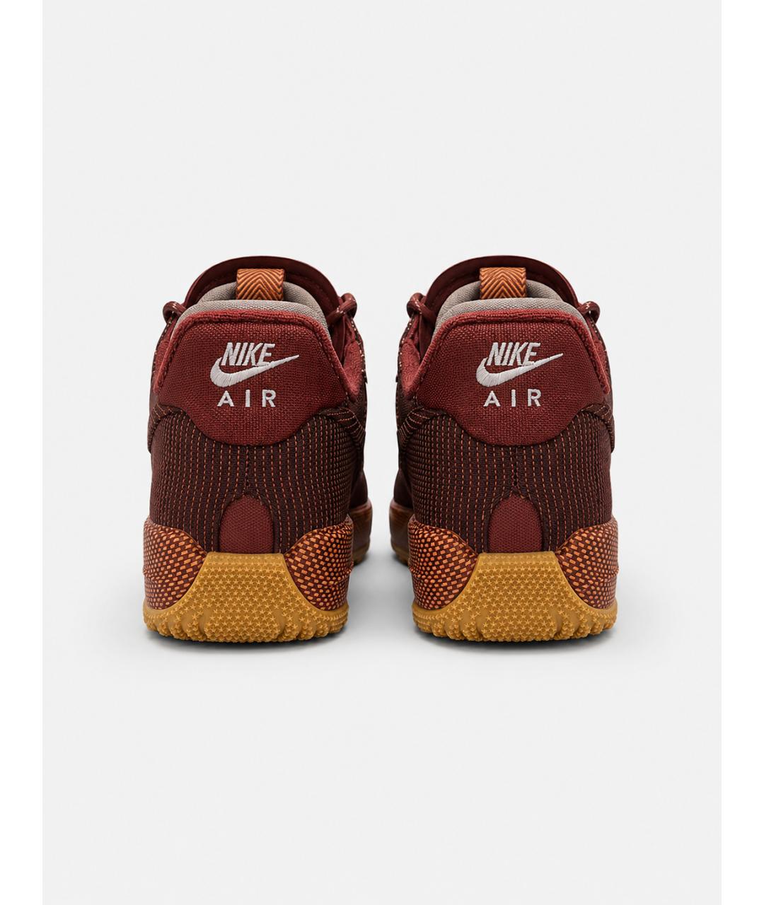 NIKE Коричневые замшевые высокие кроссовки / кеды, фото 4