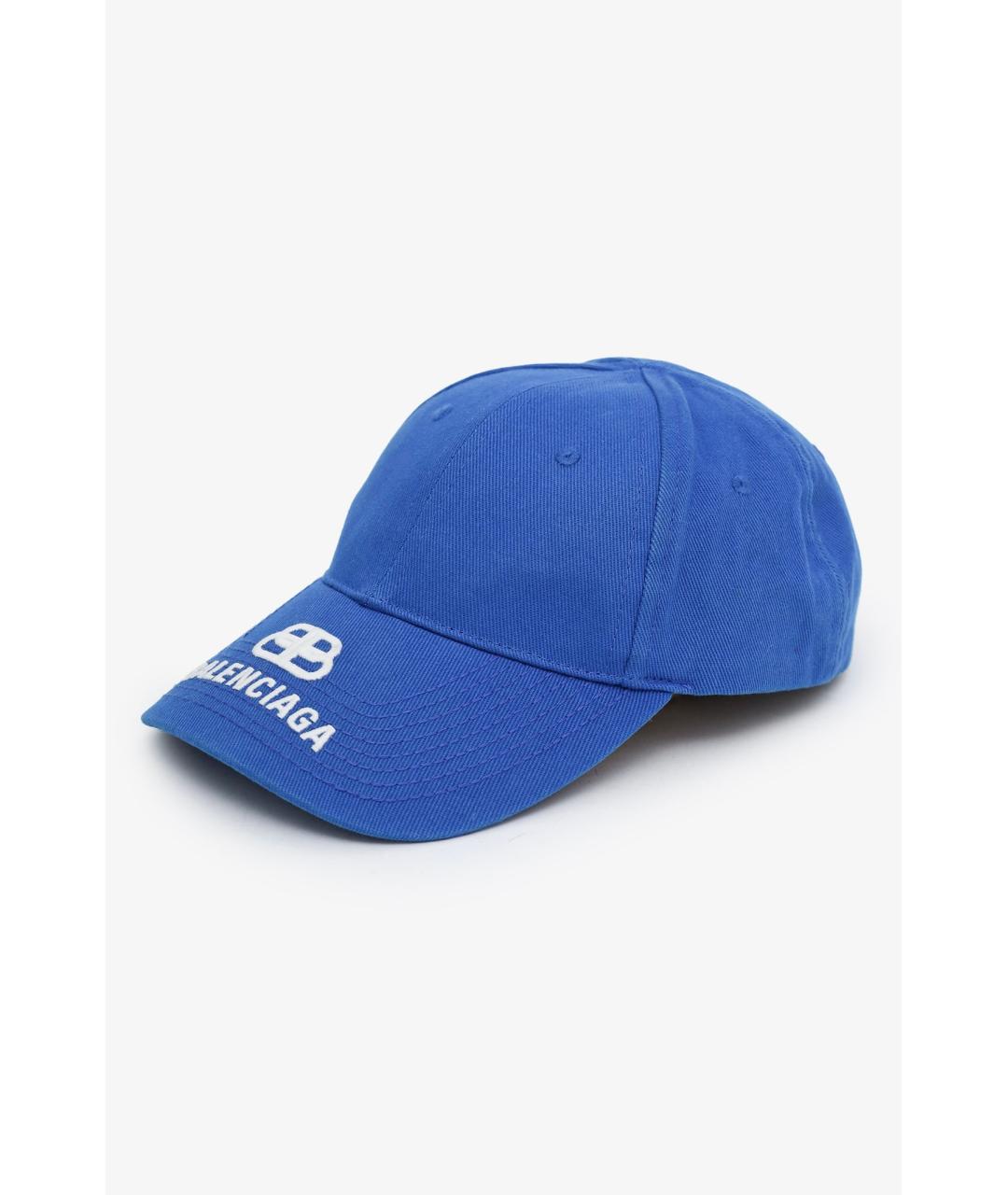 BALENCIAGA Синяя кепка, фото 2