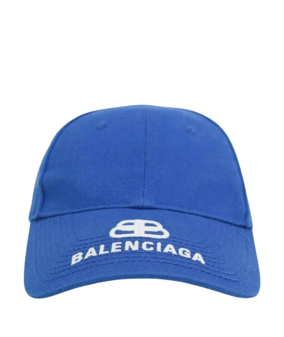 BALENCIAGA Синяя кепка, фото 1