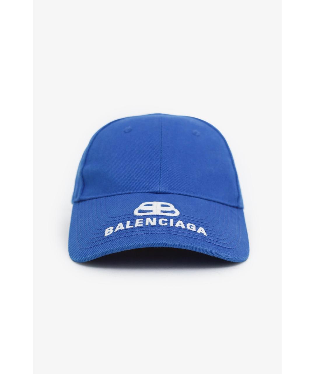 BALENCIAGA Синяя кепка, фото 4