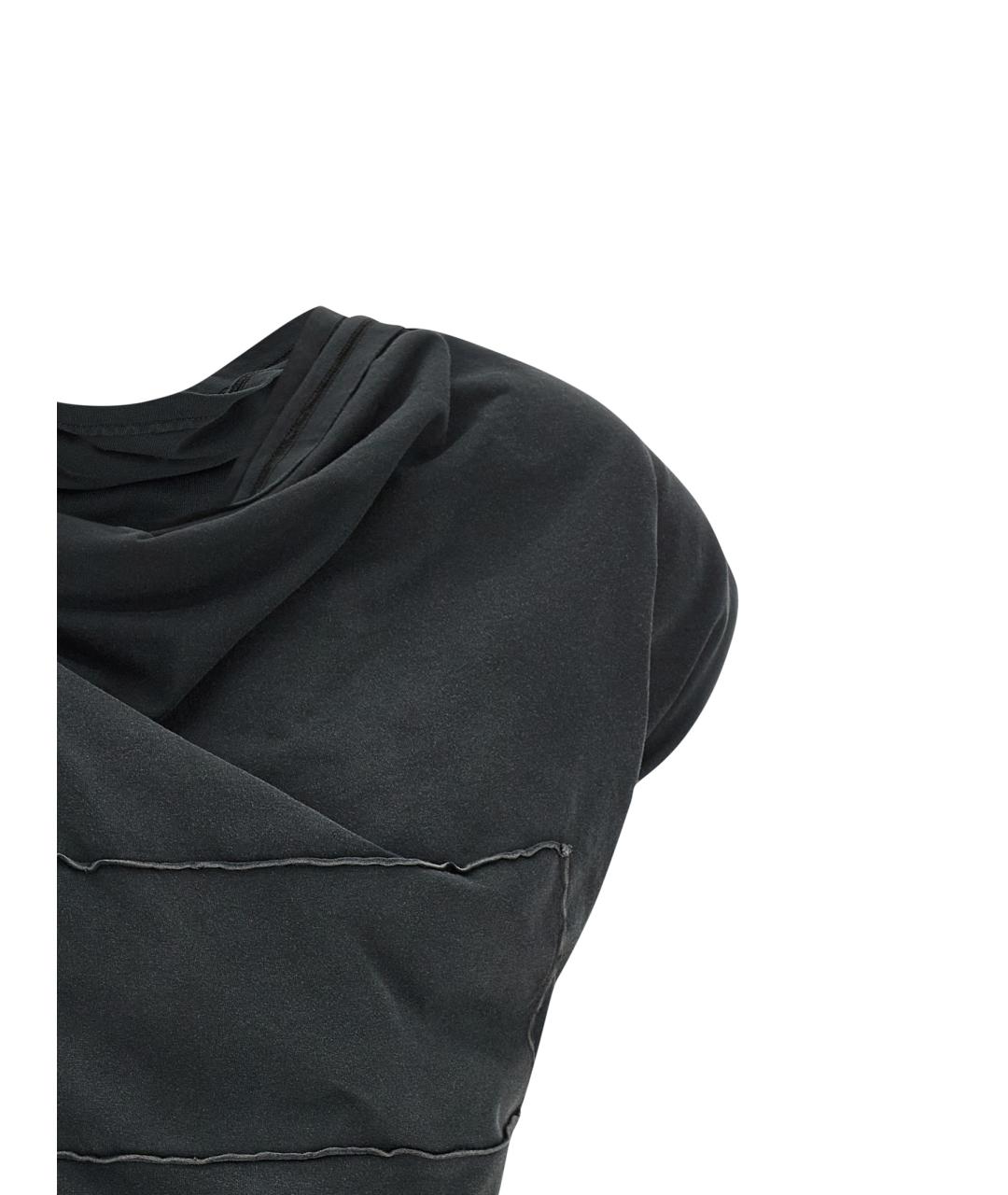 MAISON MARGIELA Серая хлопковая майка, фото 3