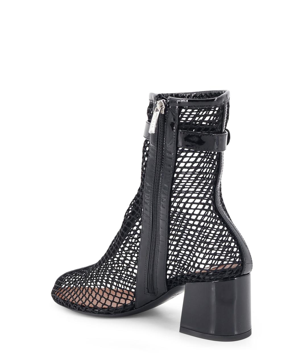 ALAIA Черные текстильные ботильоны, фото 3