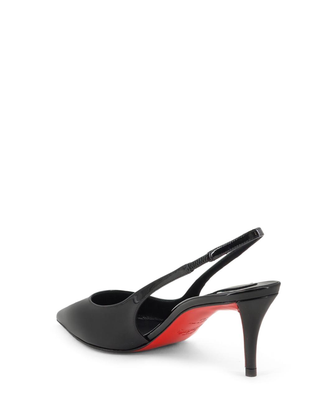 CHRISTIAN LOUBOUTIN Черные туфли из лакированной кожи, фото 3