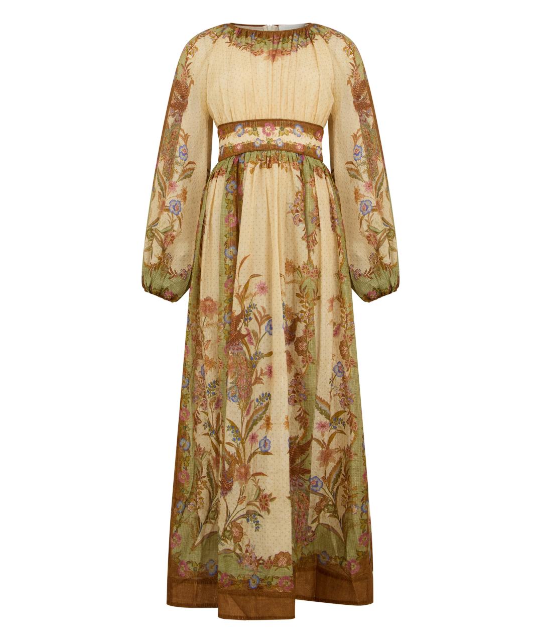 ZIMMERMANN Мульти хлопковое повседневное платье, фото 1