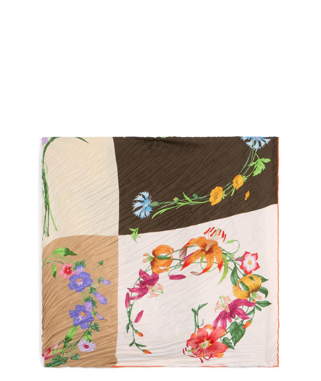 GUCCI Мульти шелковый шарф, фото 1
