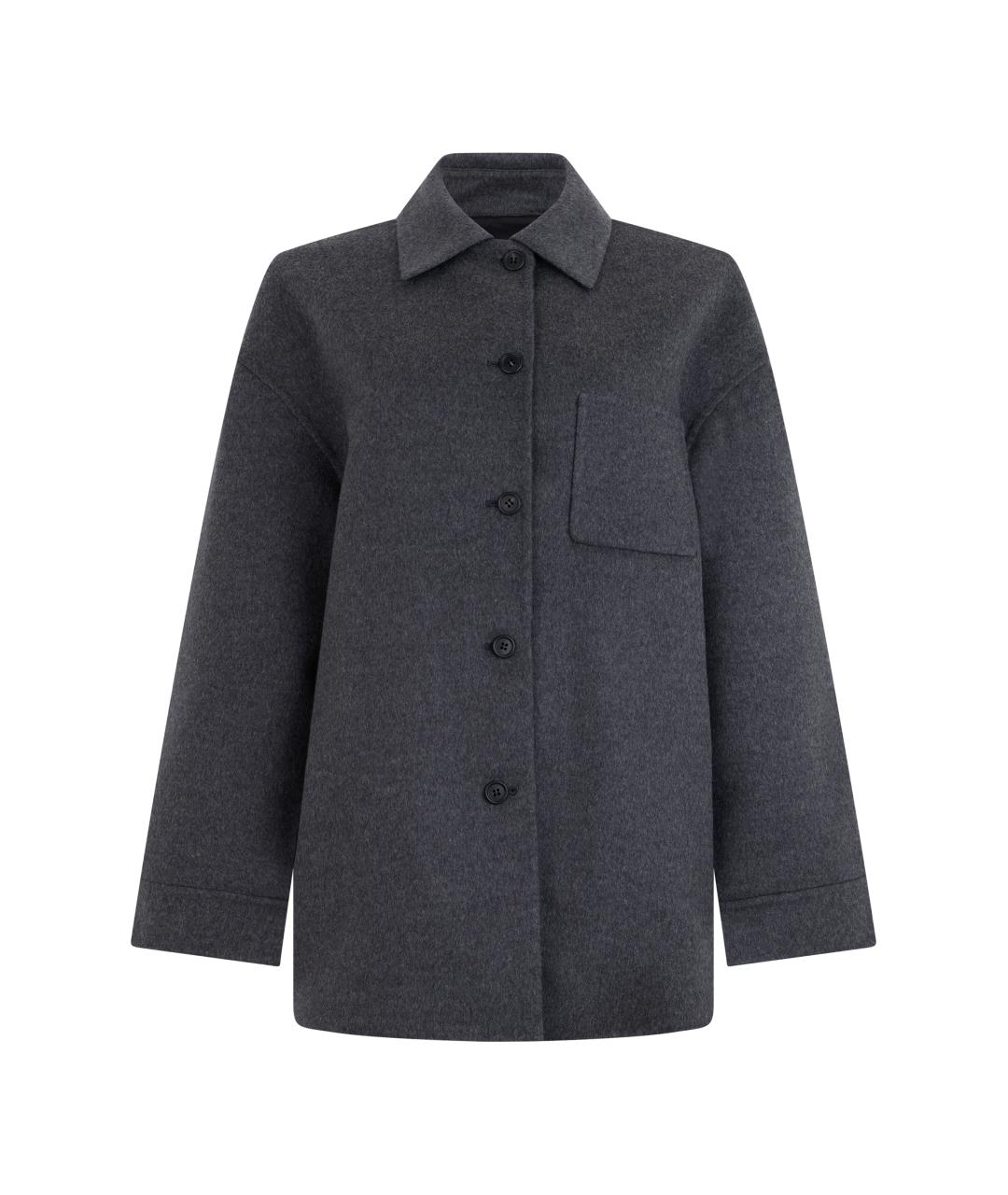PRADA Серая кашемировая куртка, фото 1