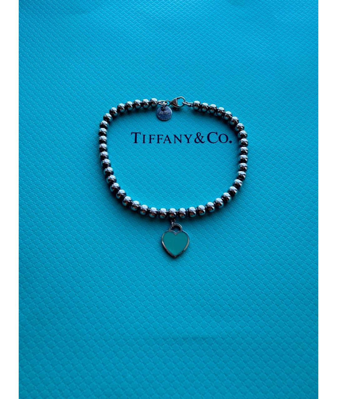 TIFFANY&CO Серебряный серебряный браслет, фото 8