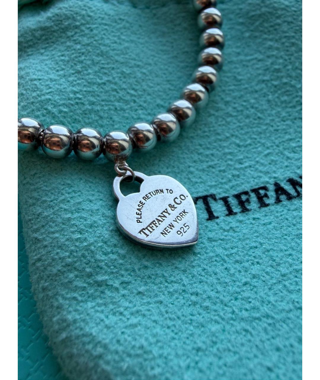TIFFANY&CO Серебряный серебряный браслет, фото 6
