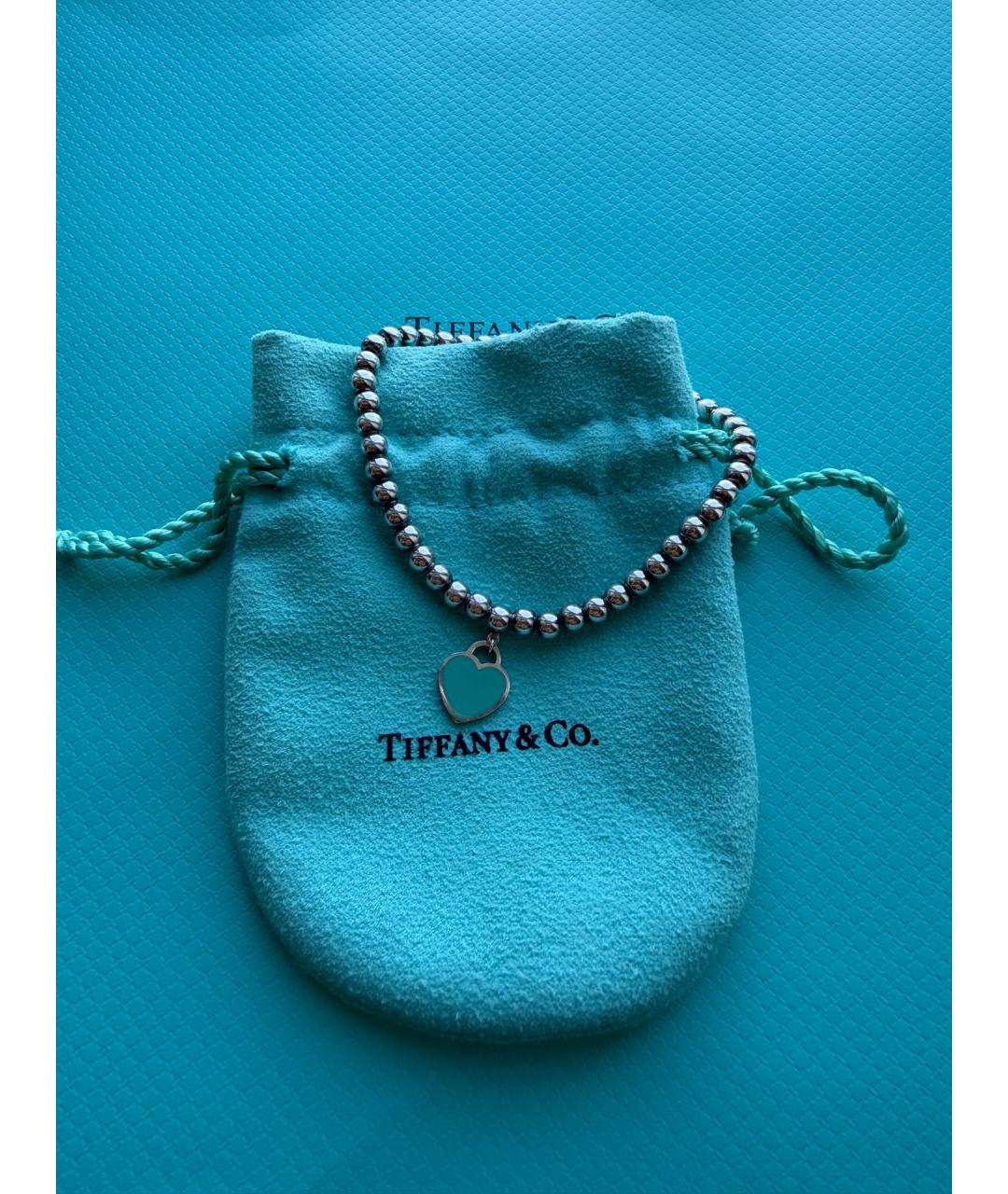 TIFFANY&CO Серебряный серебряный браслет, фото 4