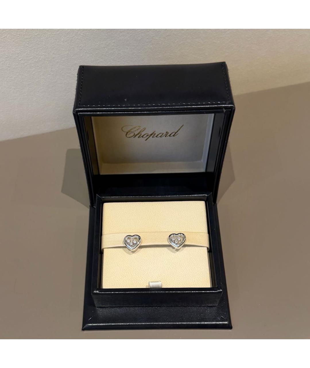 CHOPARD Белые серьги из белого золота, фото 4
