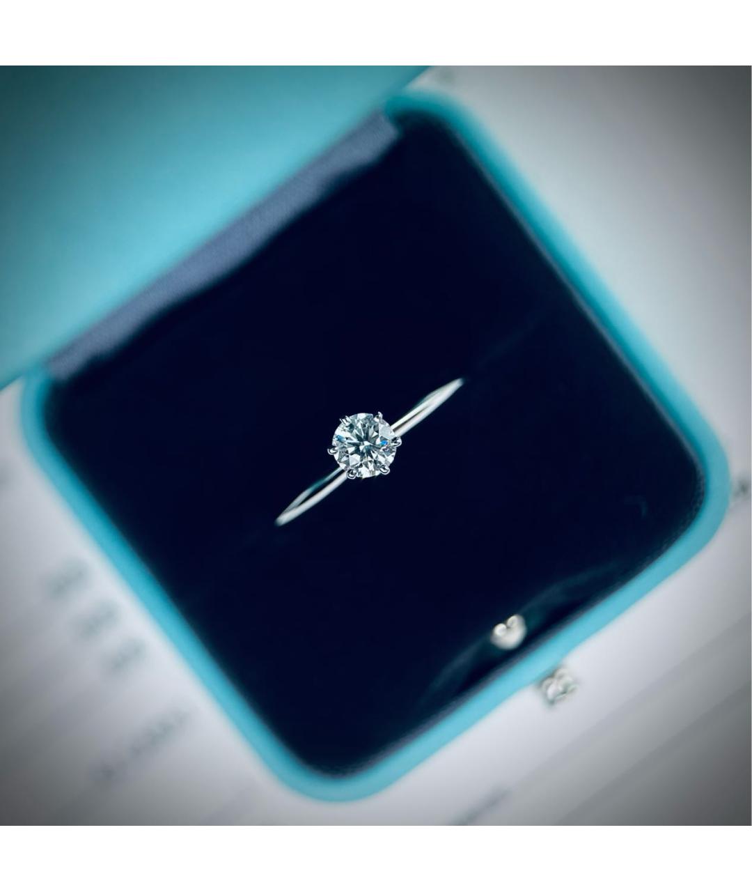 TIFFANY&CO Серебряное платиновое кольцо, фото 4