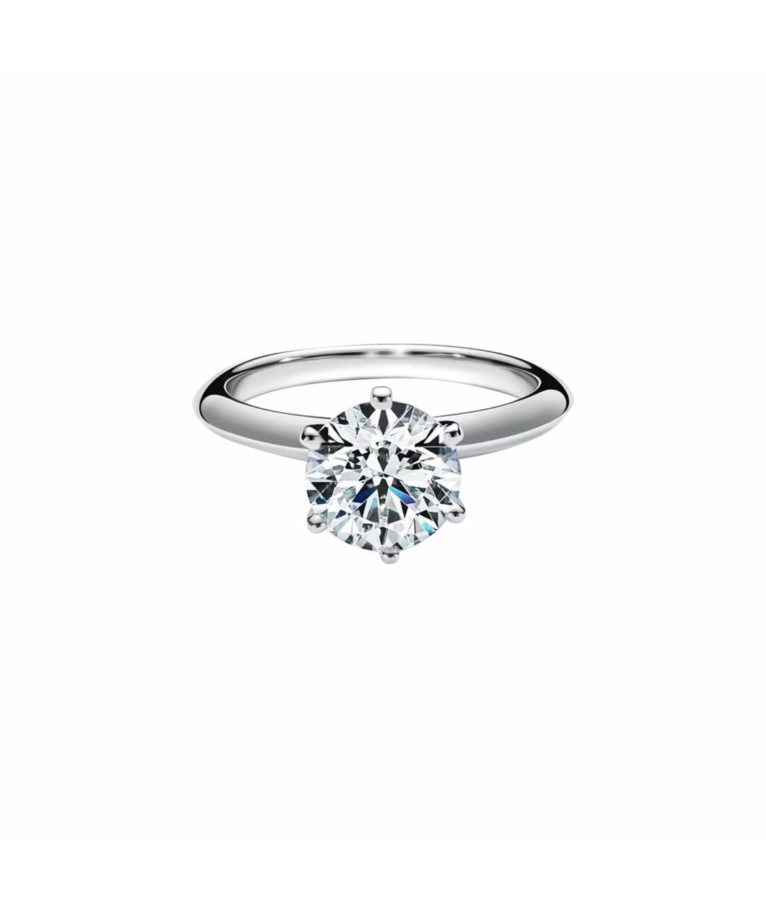 TIFFANY&CO Серебряное платиновое кольцо, фото 1