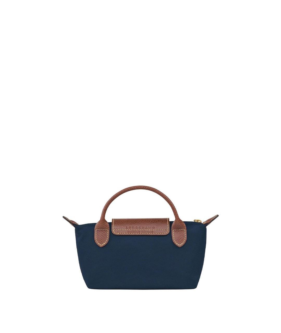 LONGCHAMP Синяя нейлоновая сумка с короткими ручками, фото 2