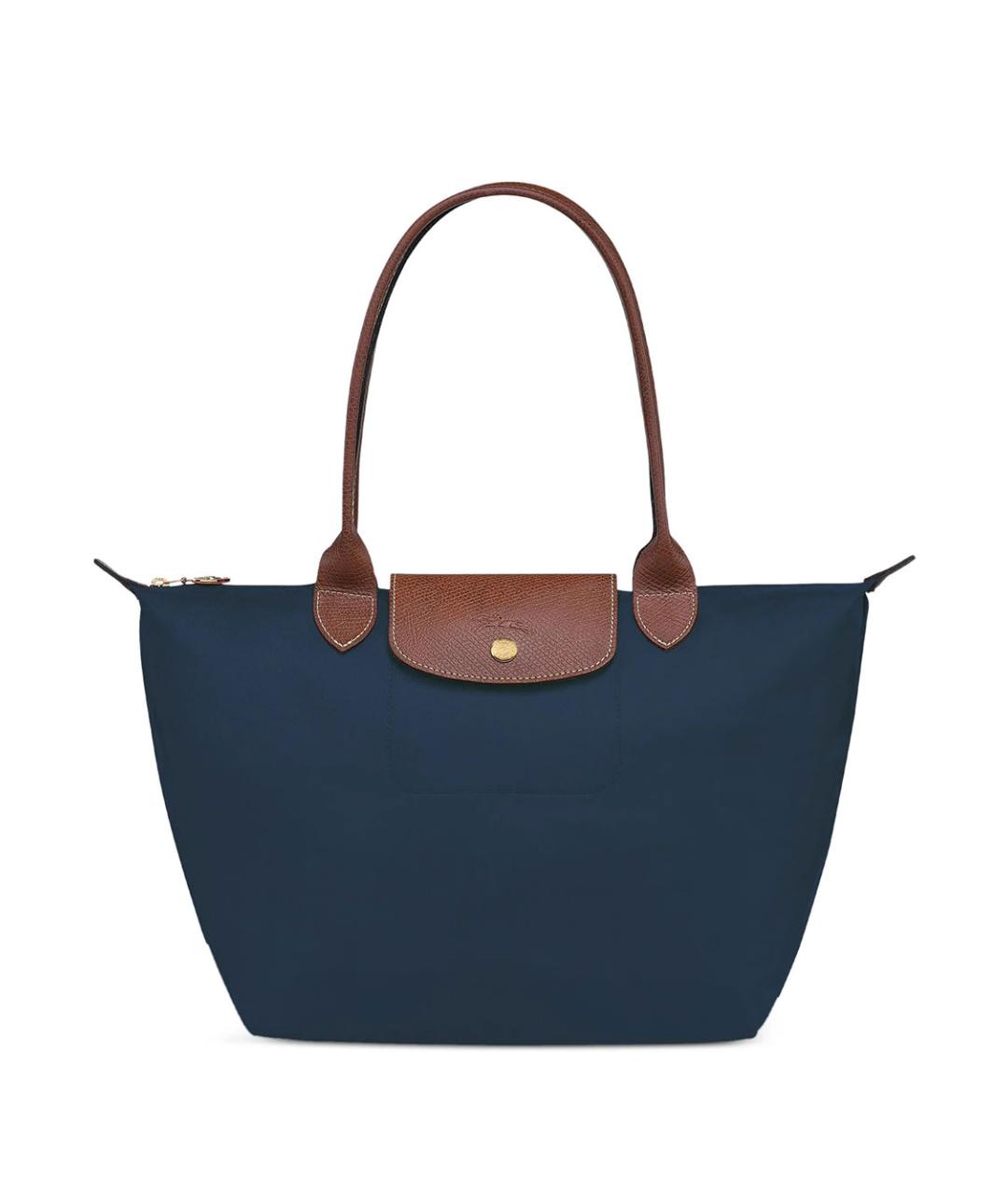 LONGCHAMP Синяя нейлоновая сумка через плечо, фото 1
