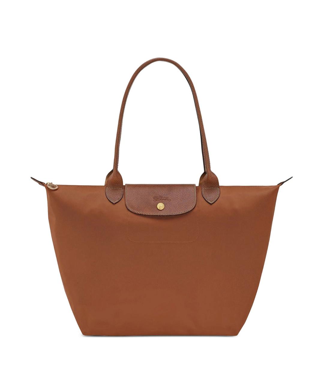 LONGCHAMP Коричневая нейлоновая сумка через плечо, фото 1