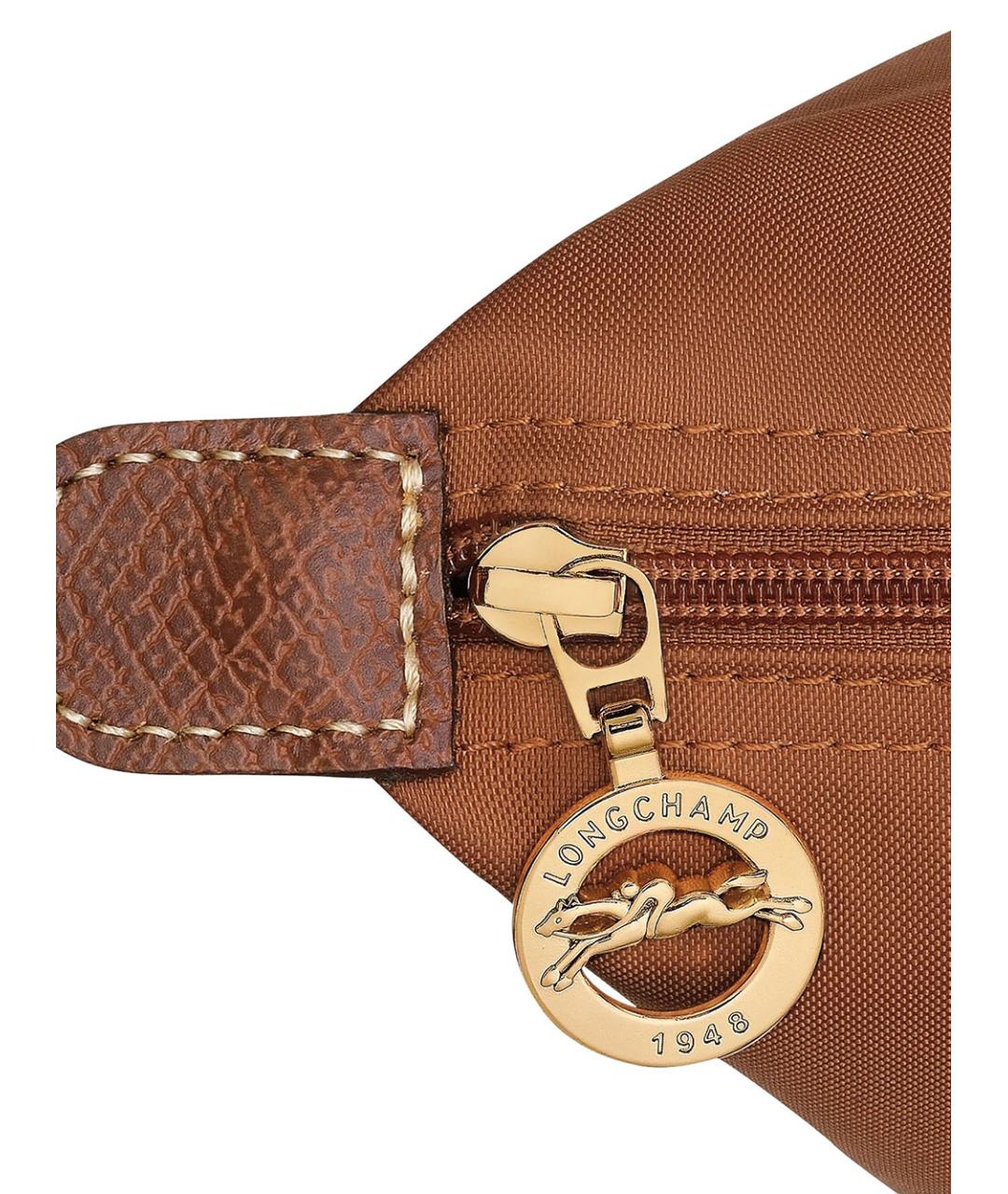 LONGCHAMP Коричневая нейлоновая сумка через плечо, фото 5