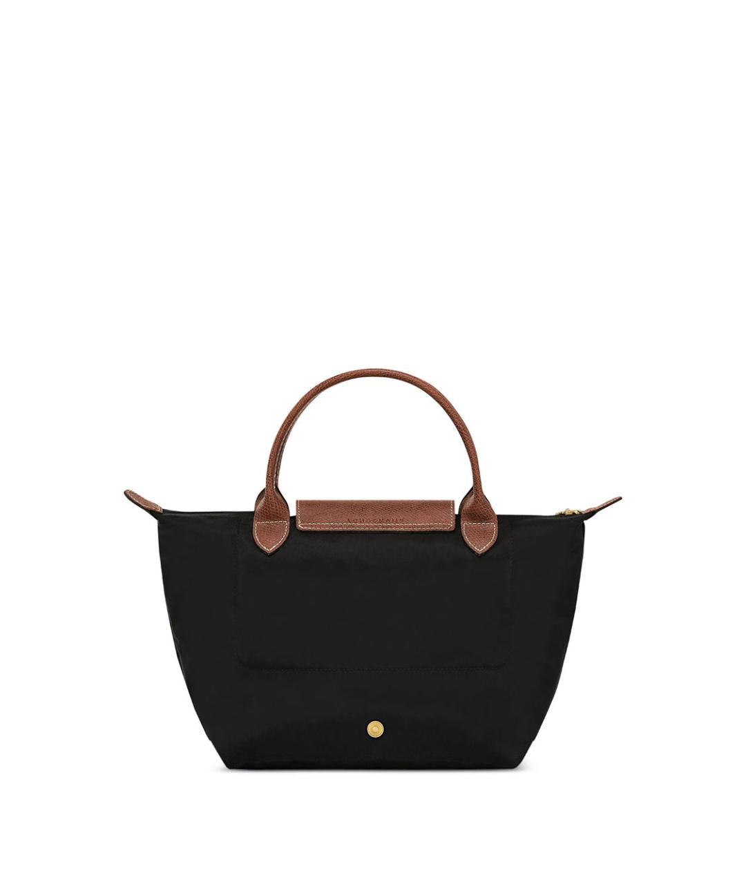 LONGCHAMP Черная нейлоновая сумка с короткими ручками, фото 2