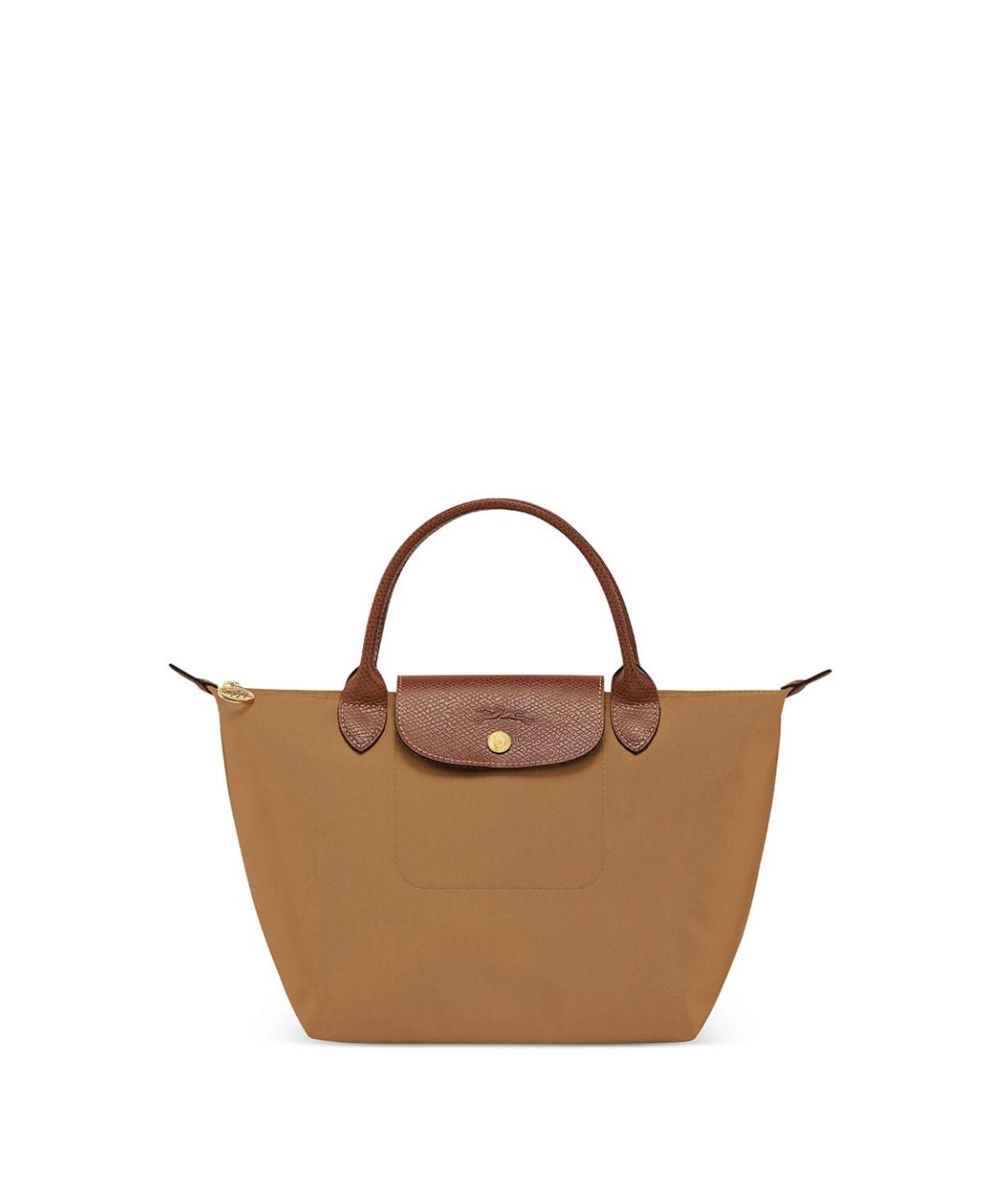LONGCHAMP Бежевая синтетическая сумка через плечо, фото 1