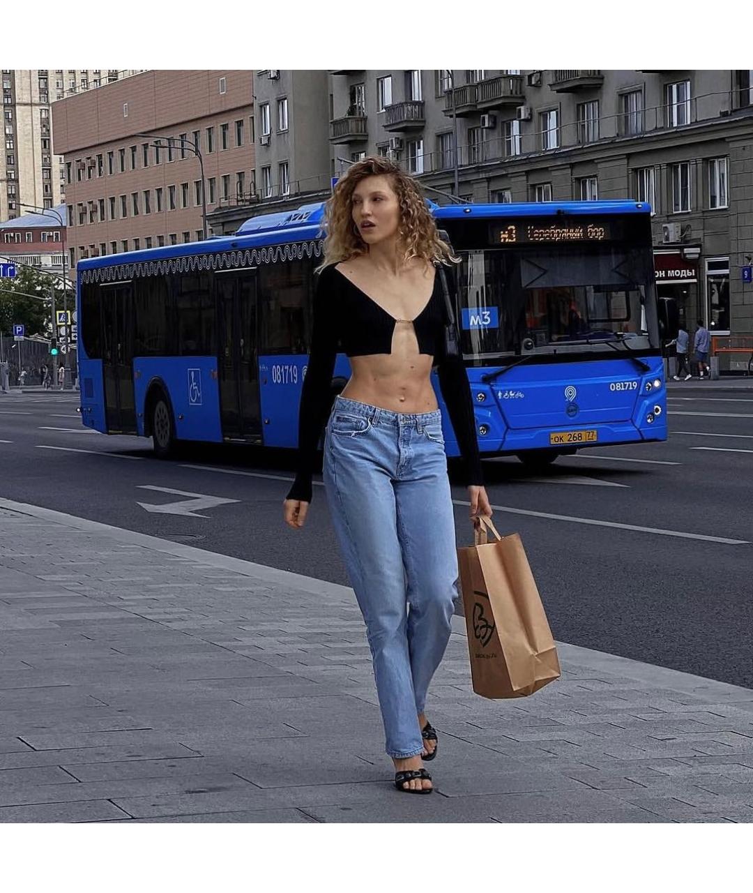 JACQUEMUS Черный вискозный джемпер / свитер, фото 8