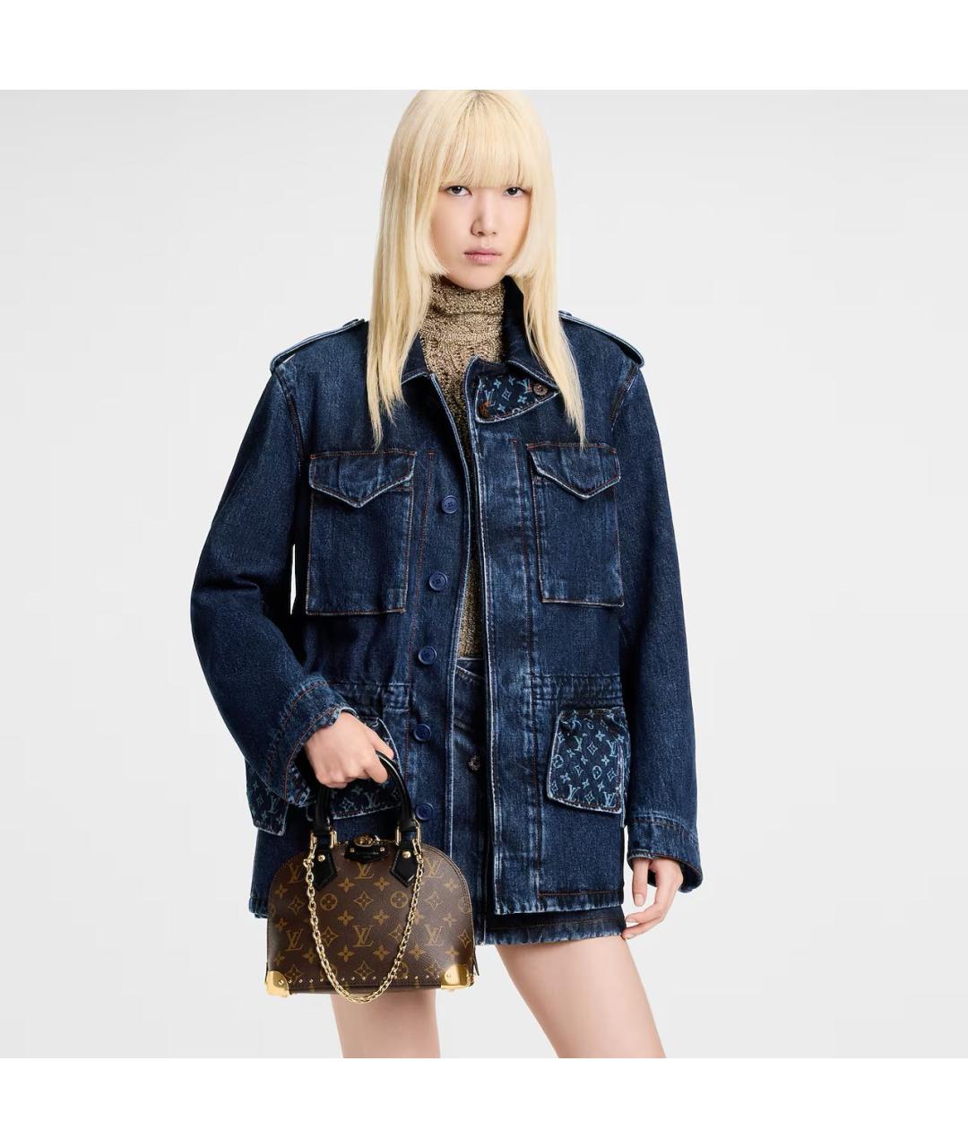 LOUIS VUITTON Коричневая сумка через плечо из канвы, фото 2