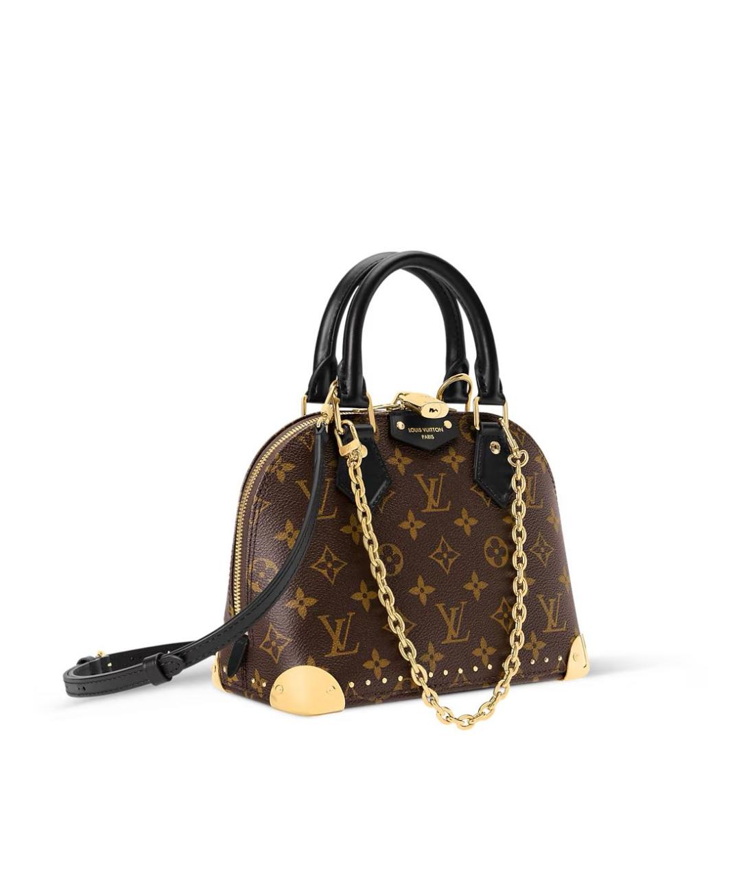 LOUIS VUITTON Коричневая сумка через плечо из канвы, фото 3
